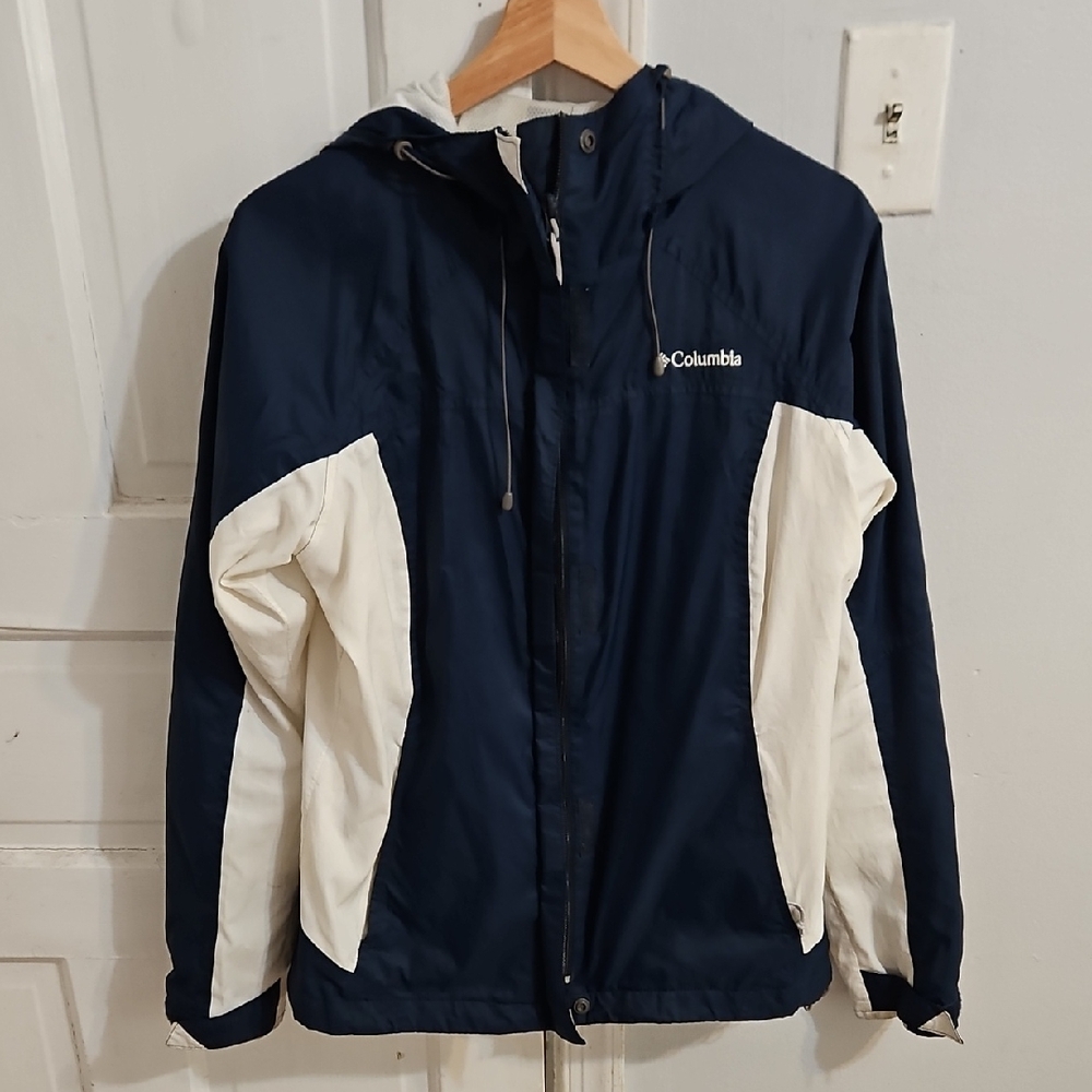 Columbia Womens Navy Raincoat